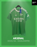 Arsenal 2025/26 - Goalkeeper *BNWT*