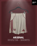 Arsenal 2025/26 - Shorts *BNWT*