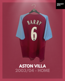 Aston Villa 2003/04 - Home - Barry #6