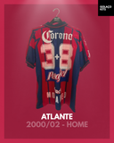 Atlante 2000/02 - Home - Mohamed #38 *MATCH ISSUE*