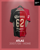 Atlas 2007/08 - Home - Pacheco #62 *MATCH WORN*