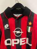 AC Milan 1994/96 - Home - Long Sleeve - #7 *MATCH ISSUE*