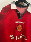 Manchester United 1996/98 - Home - Jordi #14 *MATCH ISSUE* *AUTOGRAPHED*