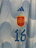 Spain 2022 World Cup - Away - Rodrigo #16 *PLAYER ISSUE*