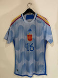 Spain 2022 World Cup - Away - Rodrigo #16 *PLAYER ISSUE*