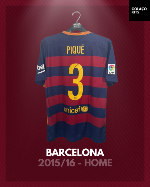 Barcelona 2015/16 - Home - Pique #3