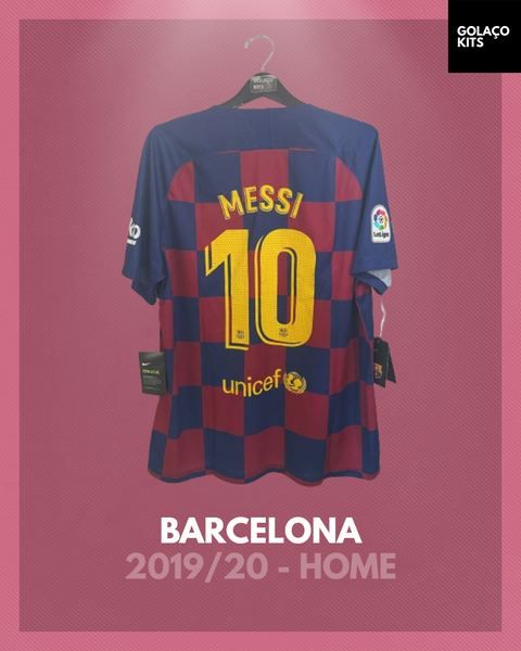Barcelona 2019/20 - Home - Messi #10 *BNWT*