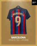 Barcelona 2022/23 - Home - Lewandowski