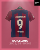 Barcelona 2023/24 - Home - Lewandowski #9