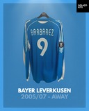 Bayer Leverkusen 2005/07 - Away - Long Sleeve - Barbarez #9 *MATCH ISSUE*