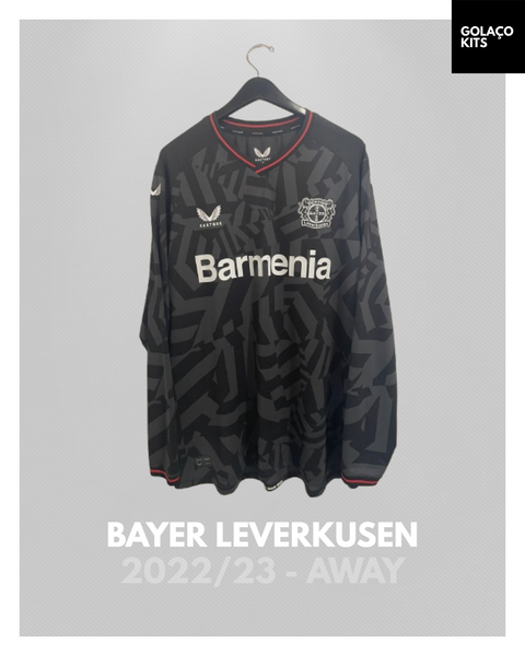 Bayer Leverkusen 2022/23 - Away - Long Sleeve *PLAYER ISSUE*