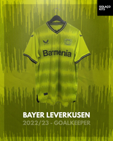 Bayer Leverkusen 2022/23 - Goalkeeper *PLAYER ISSUE* *BNWOT*