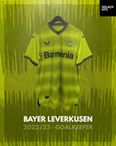 Bayer Leverkusen 2022/23 - Goalkeeper *PLAYER ISSUE* *BNWOT*