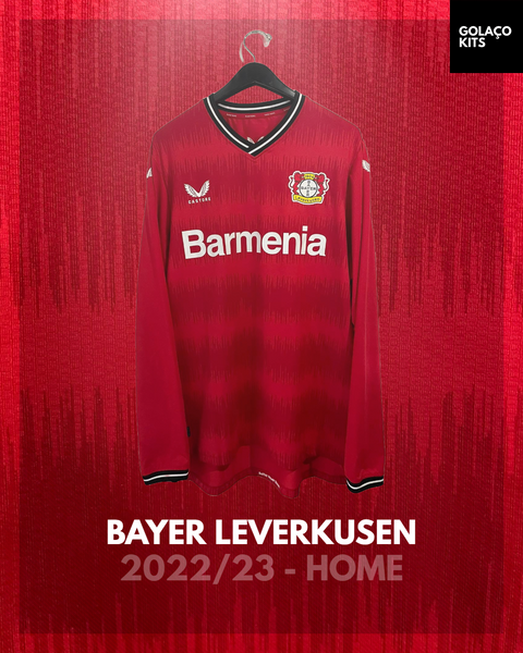 Bayer Leverkusen 2022/23 - Home - Long Sleeve *PLAYER ISSUE*