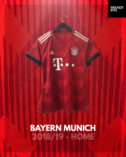 Bayern Munich Soccer Jersey - 2018/19 Home Kit