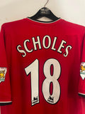 Manchester United 2000/02 - Home - Scholes #18