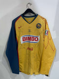 America 2007/08 Copa Sudamericana Final - Home - Long Sleeve - S. Cabañas #9 *MATCH ISSUE* *AUTOGRAPHED*