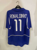 Brazil 2002 World Cup - Away - Ronaldinho #11