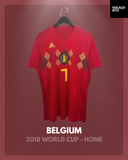 Belgium 2018 World Cup - Home - De Bruyne #7