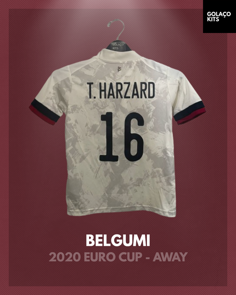 Belgium 2020 Euro Cup - Away - T. Hazard #16
