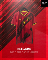 Belgium 2020 Euro Cup - Home - De Bruyne #7