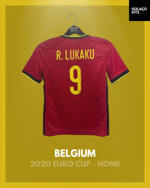 Belgium 2020 Euro Cup - Home - R. Lukaku #9 *BNWT*