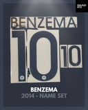 Benzema 2014 - Away - Name Set