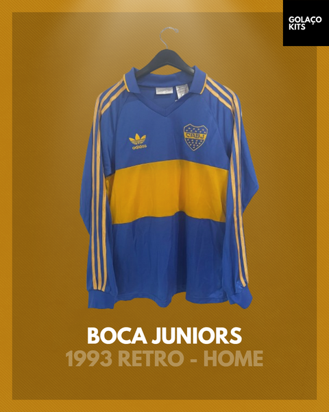 Boca Juniors 1993 Retro - Home - Long Sleeve - #10 *BNWT*
