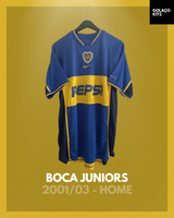 Boca Juniors 2001/03 - Home - #9 *MATCH WORN*