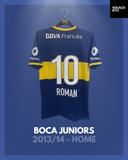Boca Juniors 2013/14 - Home - Roman #10 *PLAYER ISSUE*