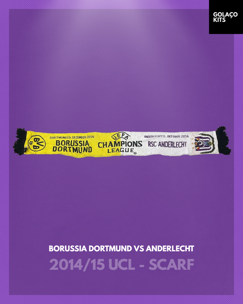 Borussia Dortmund vs Anderlecht 2014/15 UCL - Scarf