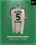 Borussia Monchengladbach 1998/00 - Home - Asanin #5 *MATCH ISSUE*