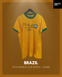 Brazil 1970 World Cup Retro - Home - #10 *AUTOGRAPHED*