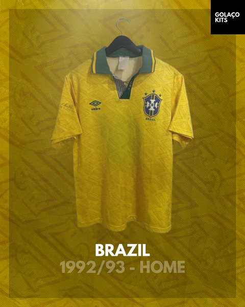 Maillot domicile Brésil 1992-1993 Careca Taille L Maillot domicile Brésil 1992-1993 Careca Taille L