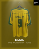 Brazil 1998 World Cup - Home - Ronaldo #9