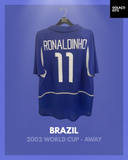 Brazil 2002 World Cup - Away - Ronaldinho #11
