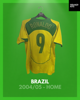 Brazil 2004/05 - Home - Ronaldo #9
