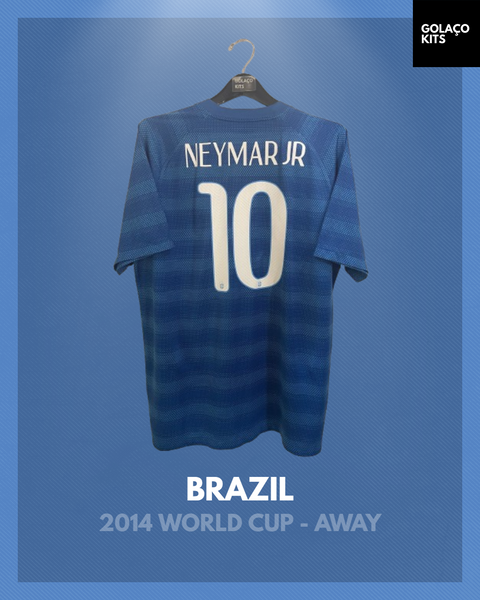Brazil 2014 World Cup - Away - Neymar Jr #10