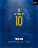 Brazil 2018 World Cup - Away - Neymar Jr. #10