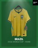 Brazil 2026 World Cup - Home *PLAYER ISSUE* *BNWT*