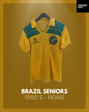 Brazil Seniors 1980's - Home - #21 *MATCH WORN*