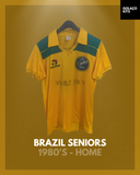 Brazil Seniors 1980's - Home - #5 *MATCH WORN*