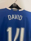 Brazil 2007 Sudamericano U20 - Away - David #14 *MATCH WORN*