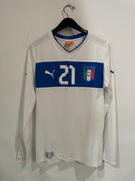 Italy 2012 Euro Cup - Away - Long Sleeve - Pirlo #21