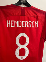 England 2018 World Cup - Away - Henderson #8