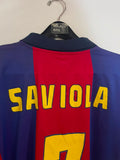 Barcelona 2000/01 - Home - Saviola #7 *MATCH ISSUE*