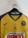 America 2007/08 Copa Sudamericana Final - Home - Long Sleeve - S. Cabañas #9 *MATCH ISSUE* *AUTOGRAPHED*
