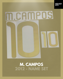 M. Campos 2012 - Away - Name Set