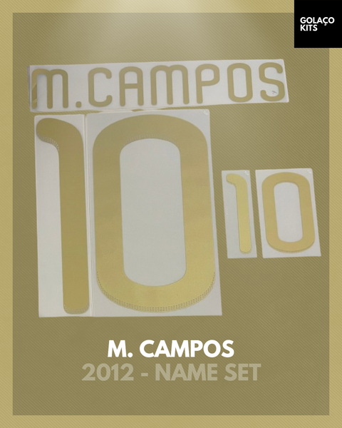 M. Campos 2012 - Away - Name Set