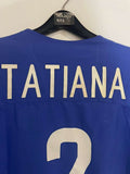 Brazil Womens 2003 - Away - Long Sleeve - Tatiana #2 *MATCH ISSUE*